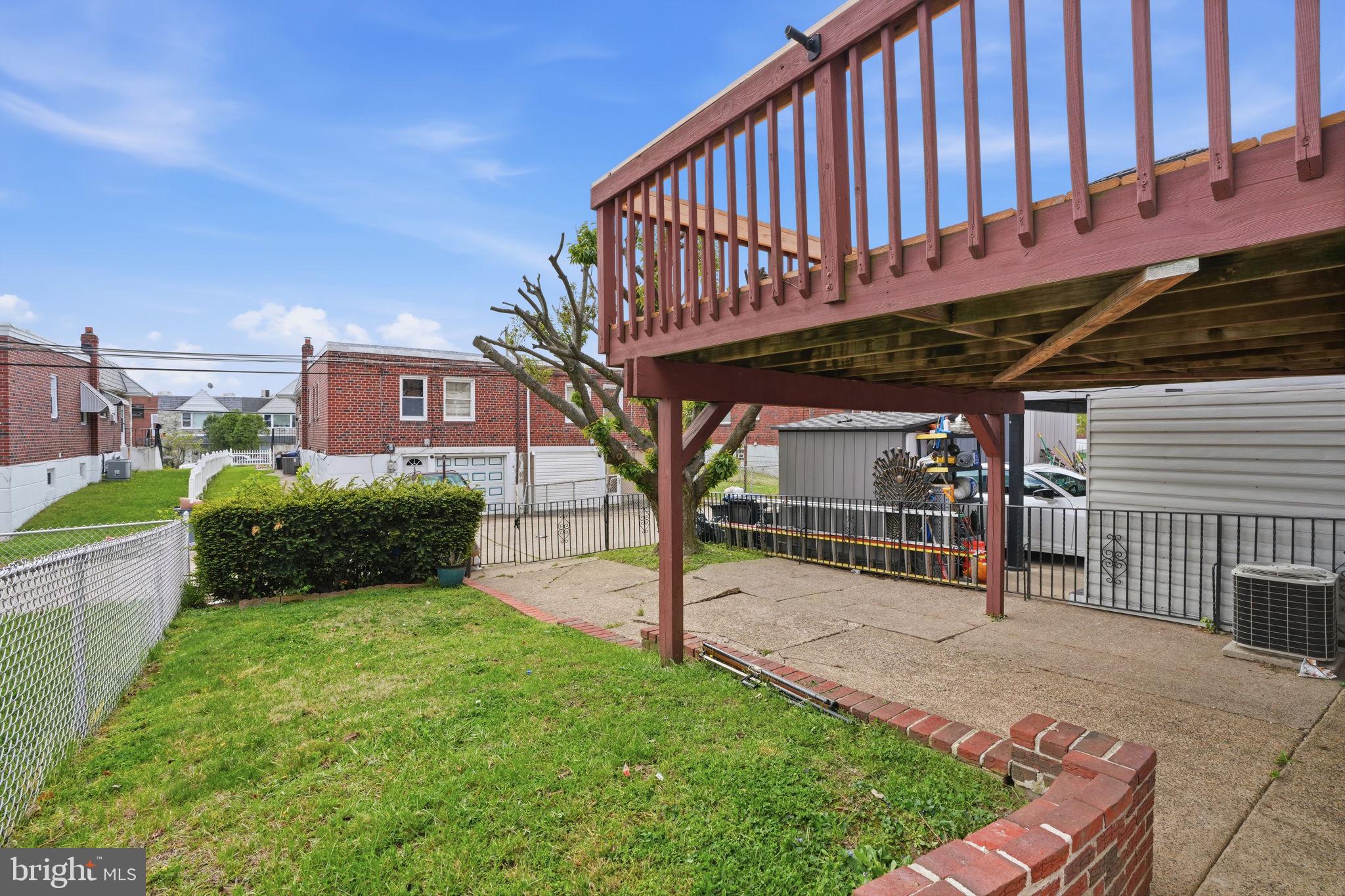 2035 Nester Street Philadelphia, PA 19115 - Photo 24 of 27 Spacious backyard with elevated deck.
