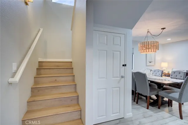 a view of entryway and workspace