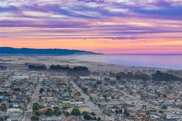 a view of lake with mountain