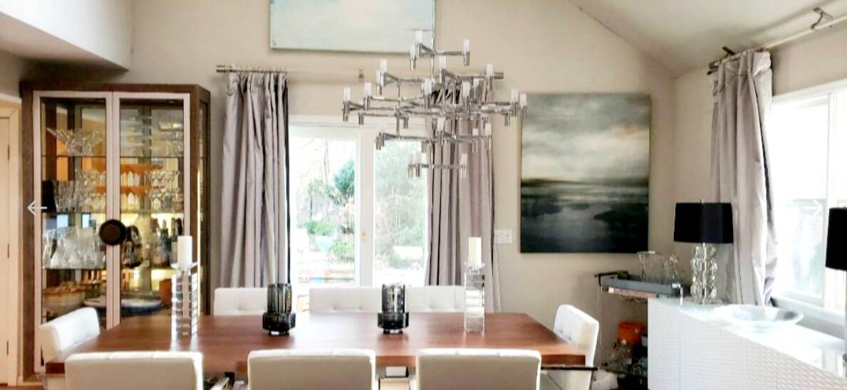 4 Waterview Road Sag Harbor, NY 11963 - Photo 5 of 12 a very nice looking room with a large window and chandelier