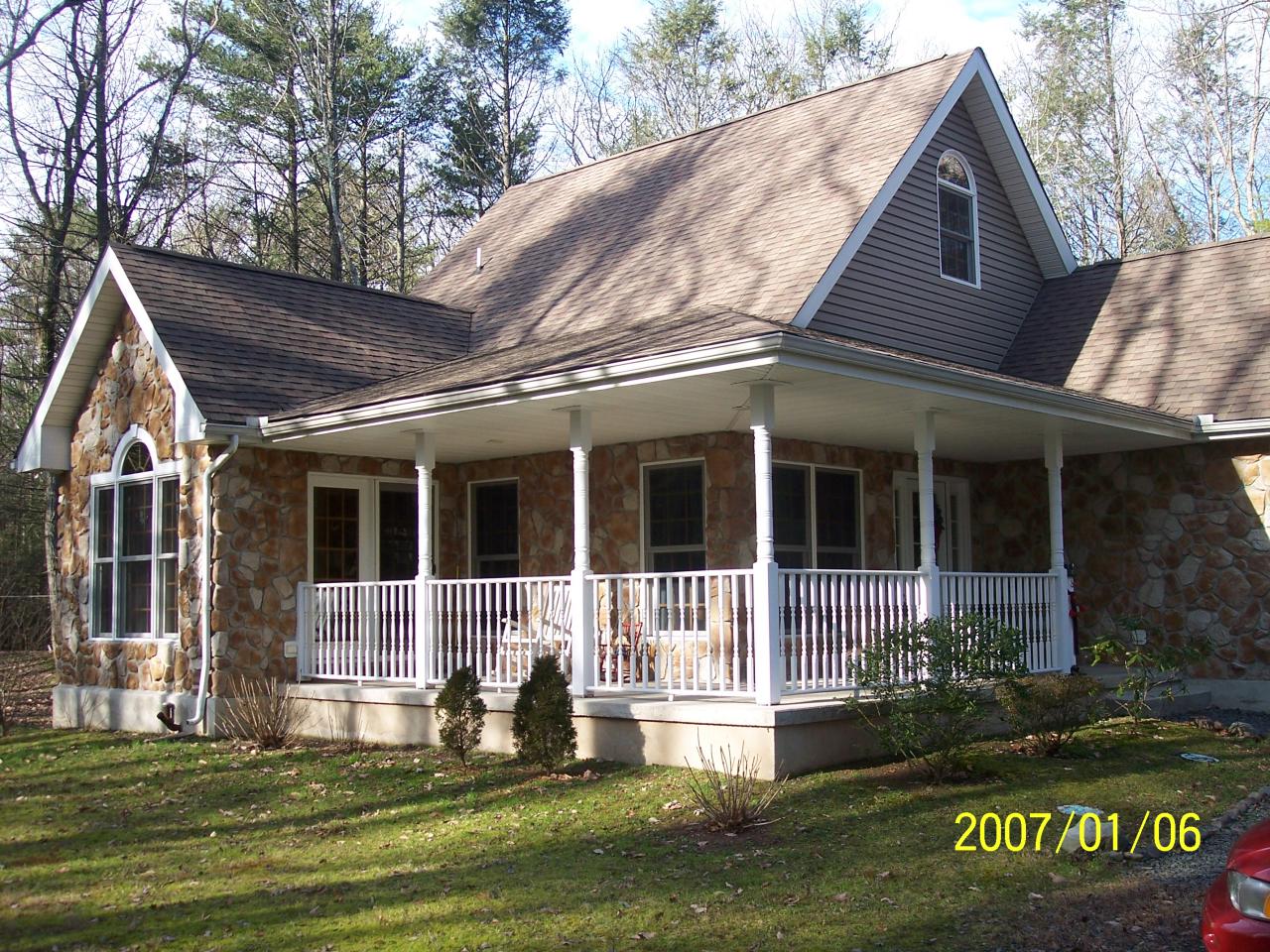 710 Sunset Road Stroudsburg, PA 18360 - Photo 3 of 15 Covered Porch view 2