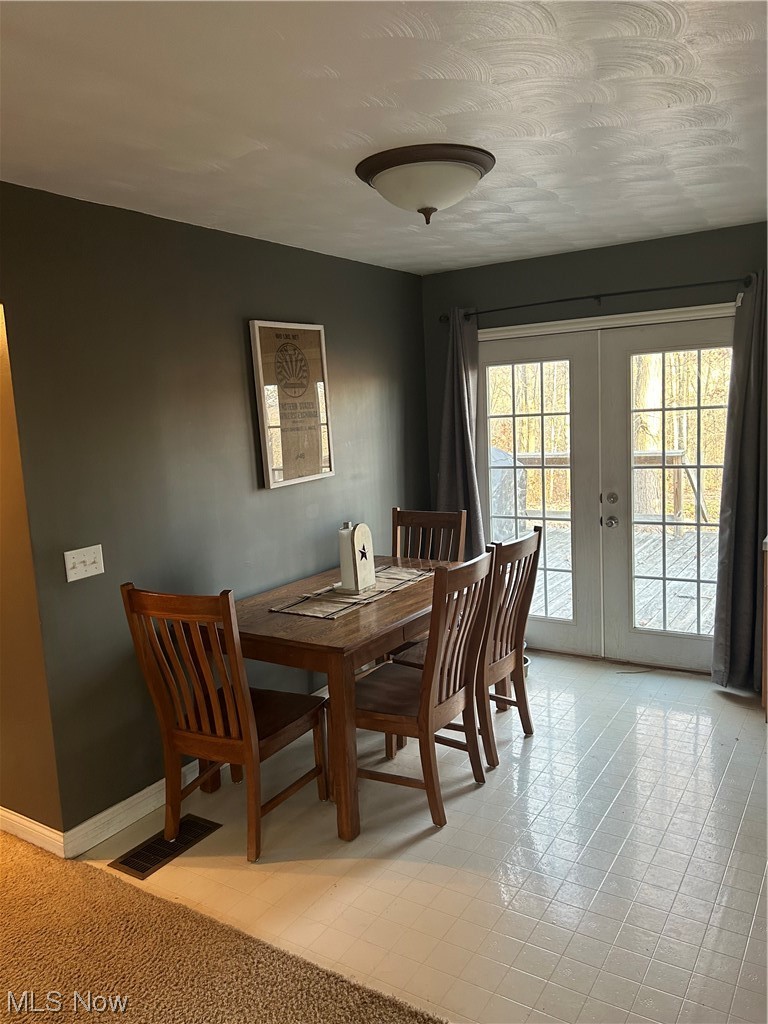 50748 Shenandoah Road Caldwell, OH 43724 - Photo 31 of 43 Dining space featuring french doors