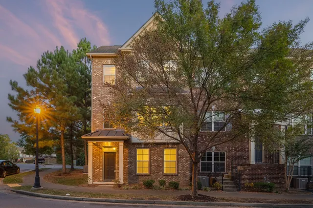 a front view of a building