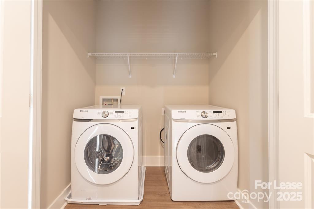 3110 Doe River Way, Unit WHITBY Matthews, NC 28105 - Photo 48 of 48 a utility room with dryer and washer