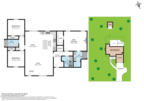$367,000 | 64 Perry Crk Drive, Crossville, TN 38572