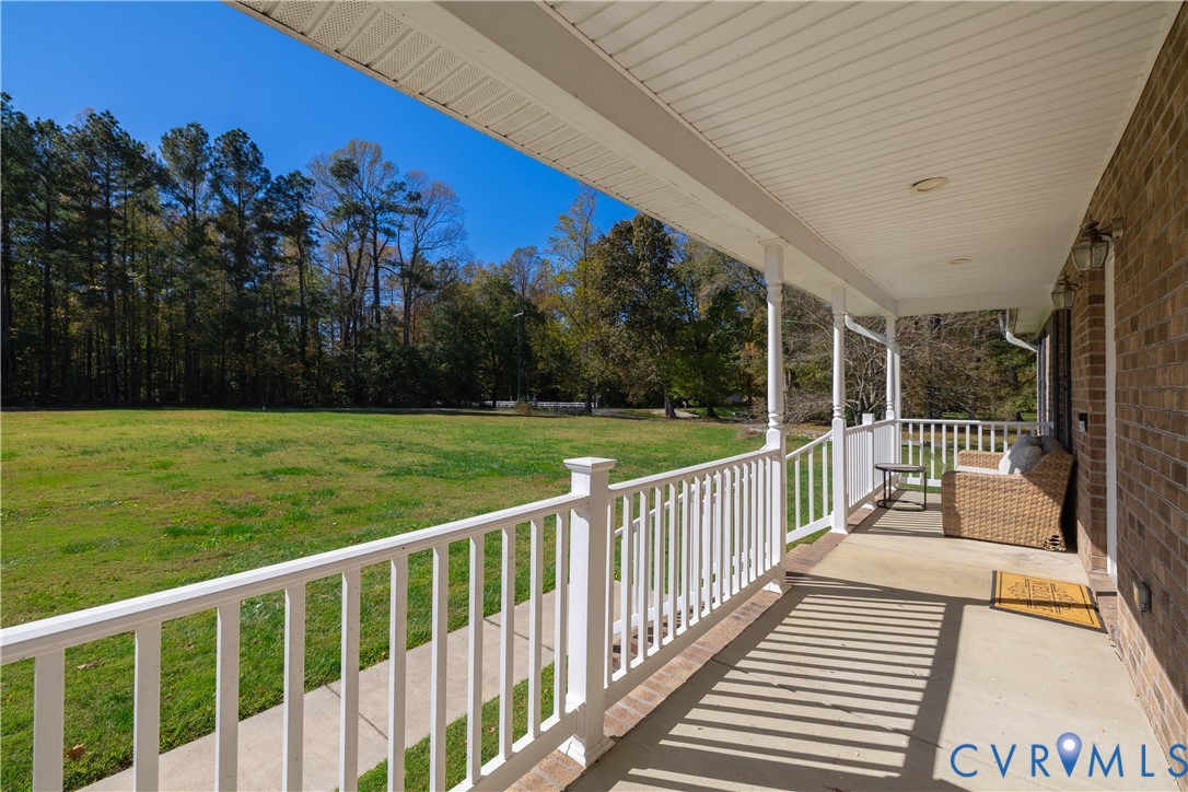 1920 Meadow Road Sandston, VA 23150 - Photo 20 of 30 a view of a balcony with yard