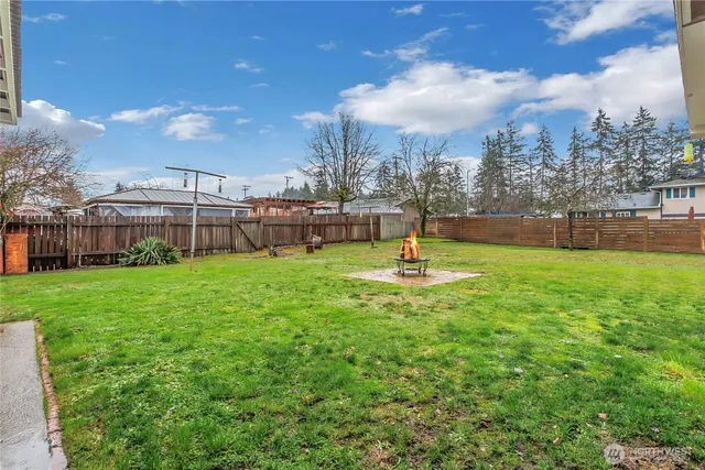 a park with lots of swings and slides