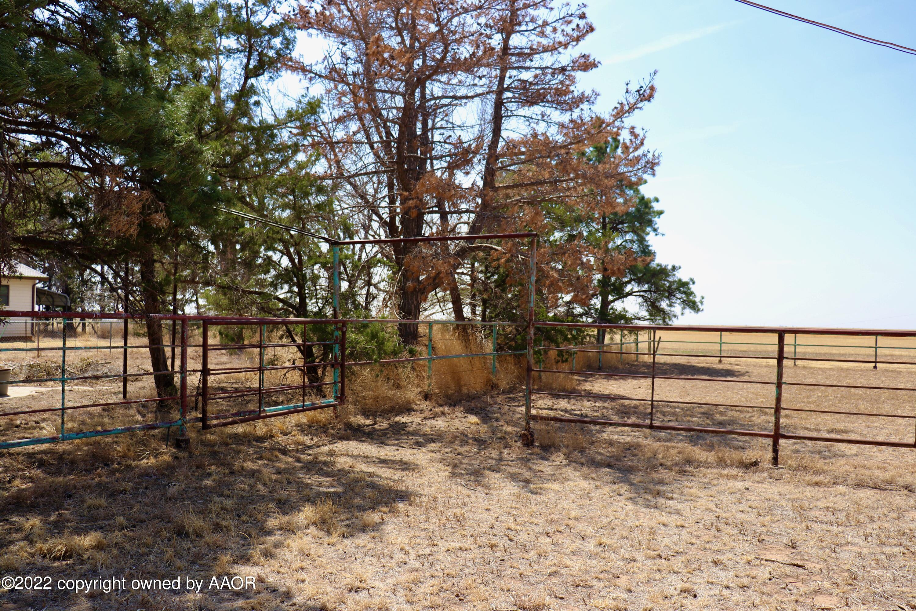 9540 Westline Road Wildorado, TX 79098 - Photo 33 of 61 a view of backyard with tree
