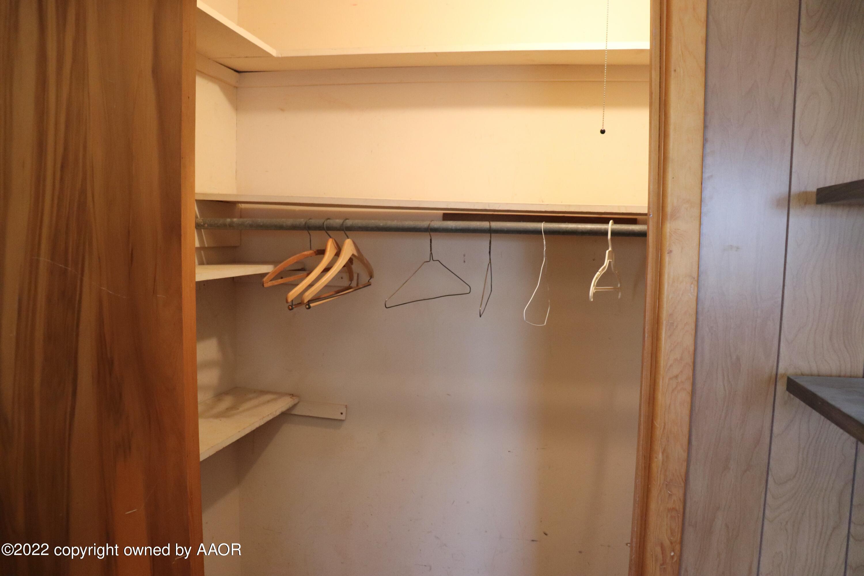 9540 Westline Road Wildorado, TX 79098 - Photo 45 of 61 a close view of walk in closet