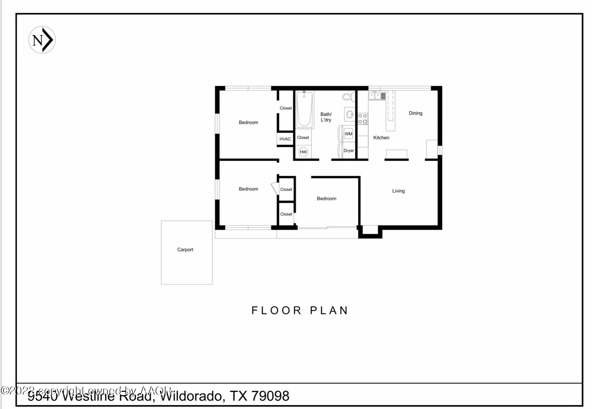 9540 Westline Road Wildorado, TX 79098 - Photo 60 of 61 a picture of floor plan