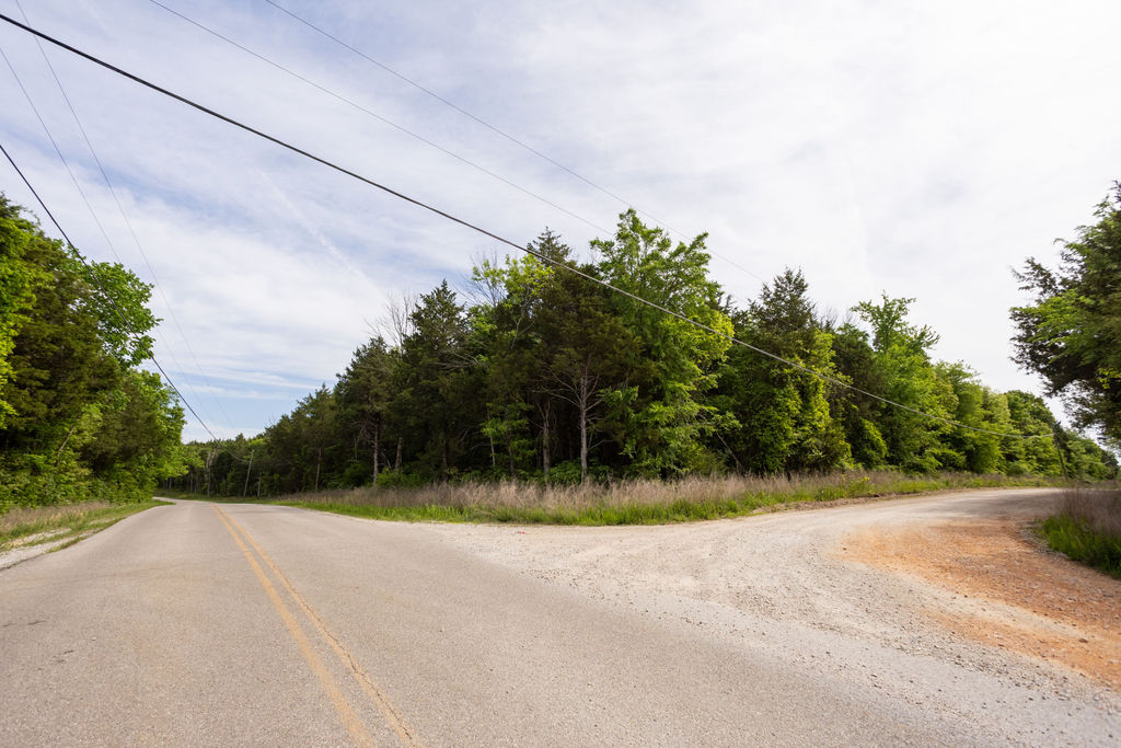 1 Horseshoe Bnd Road Lead Hill, AR 72644 - Photo 27 of 46 Paved road with double yellow lines, bordered by mature trees and natural vegetation