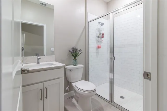 a backyard of a house with seating space