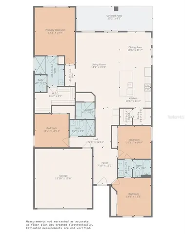 an aerial view of a house with a garden and lake view