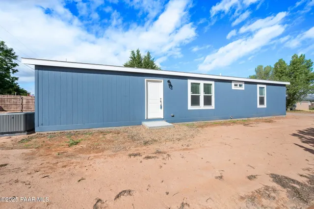 a backyard of a house