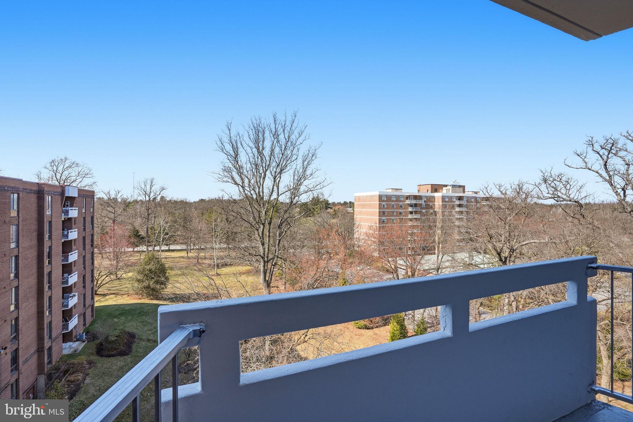 7 Slade Avenue, Unit 717 Baltimore, MD 21208 - Photo 19 of 31 Balcony with a view.