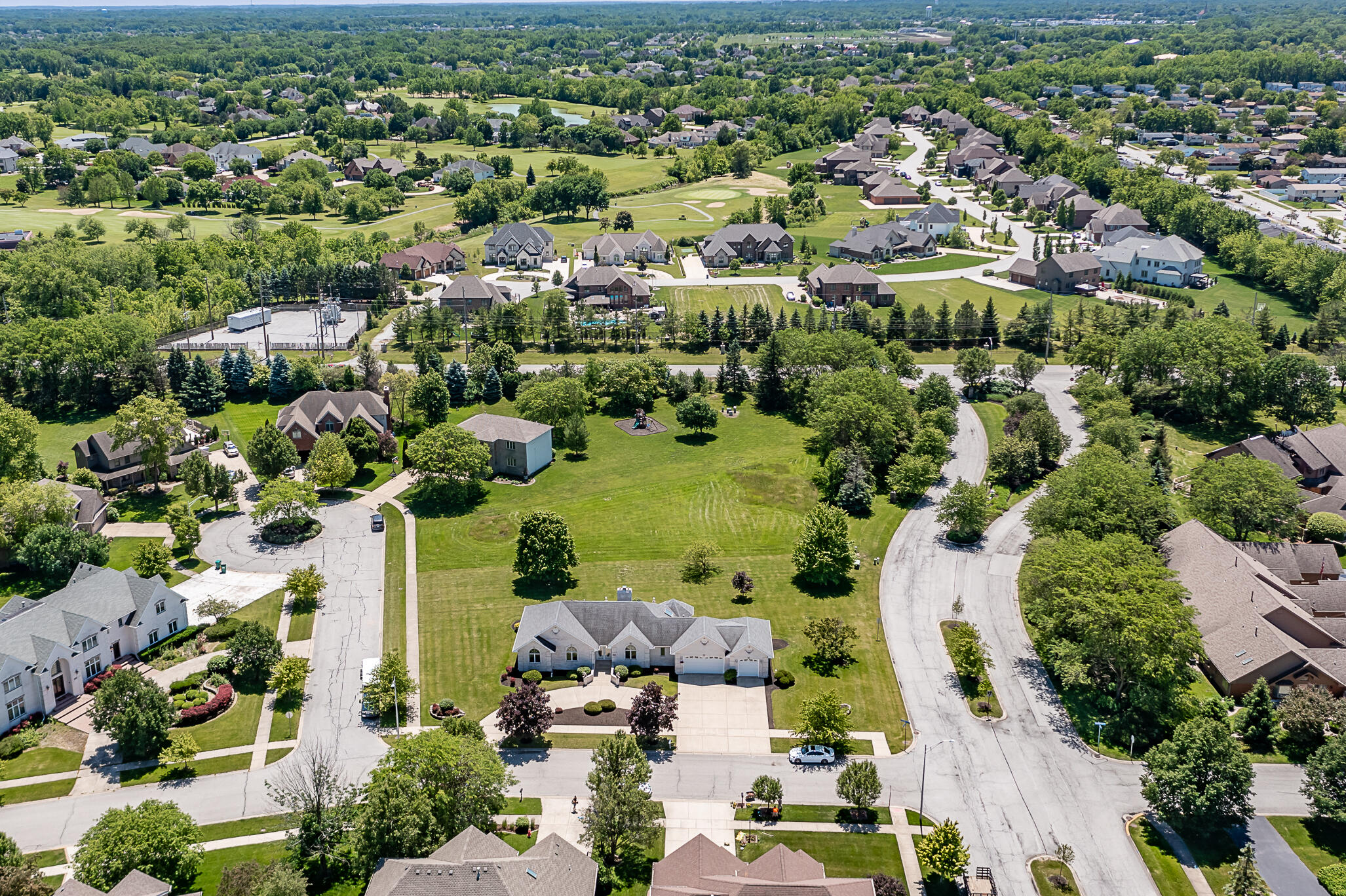 1020 Cornwallis Lane Munster, IN 46321 - Photo 39 of 41 an aerial view of residential houses with outdoor space