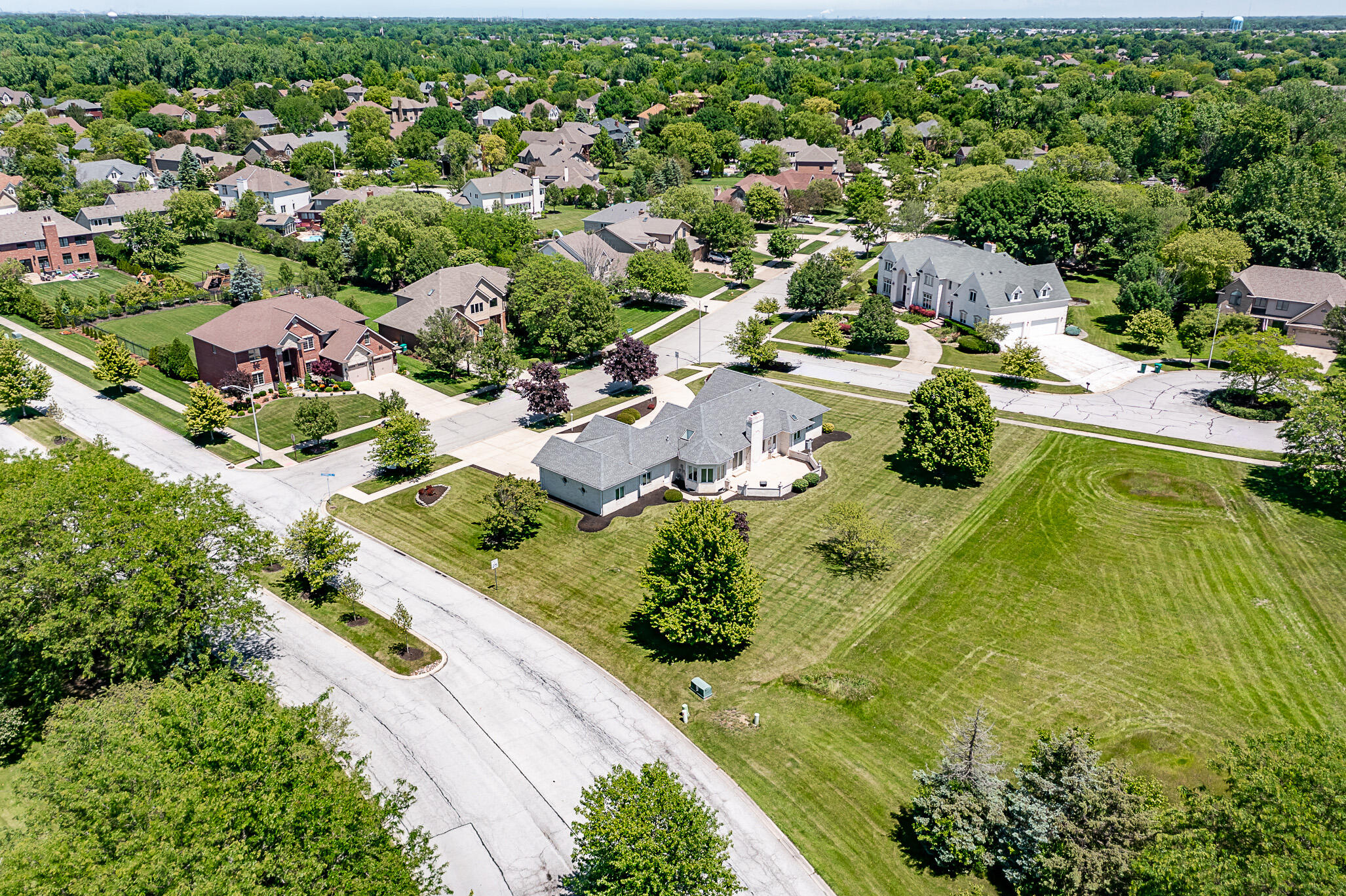 1020 Cornwallis Lane Munster, IN 46321 - Photo 41 of 41 an aerial view of residential houses with outdoor space