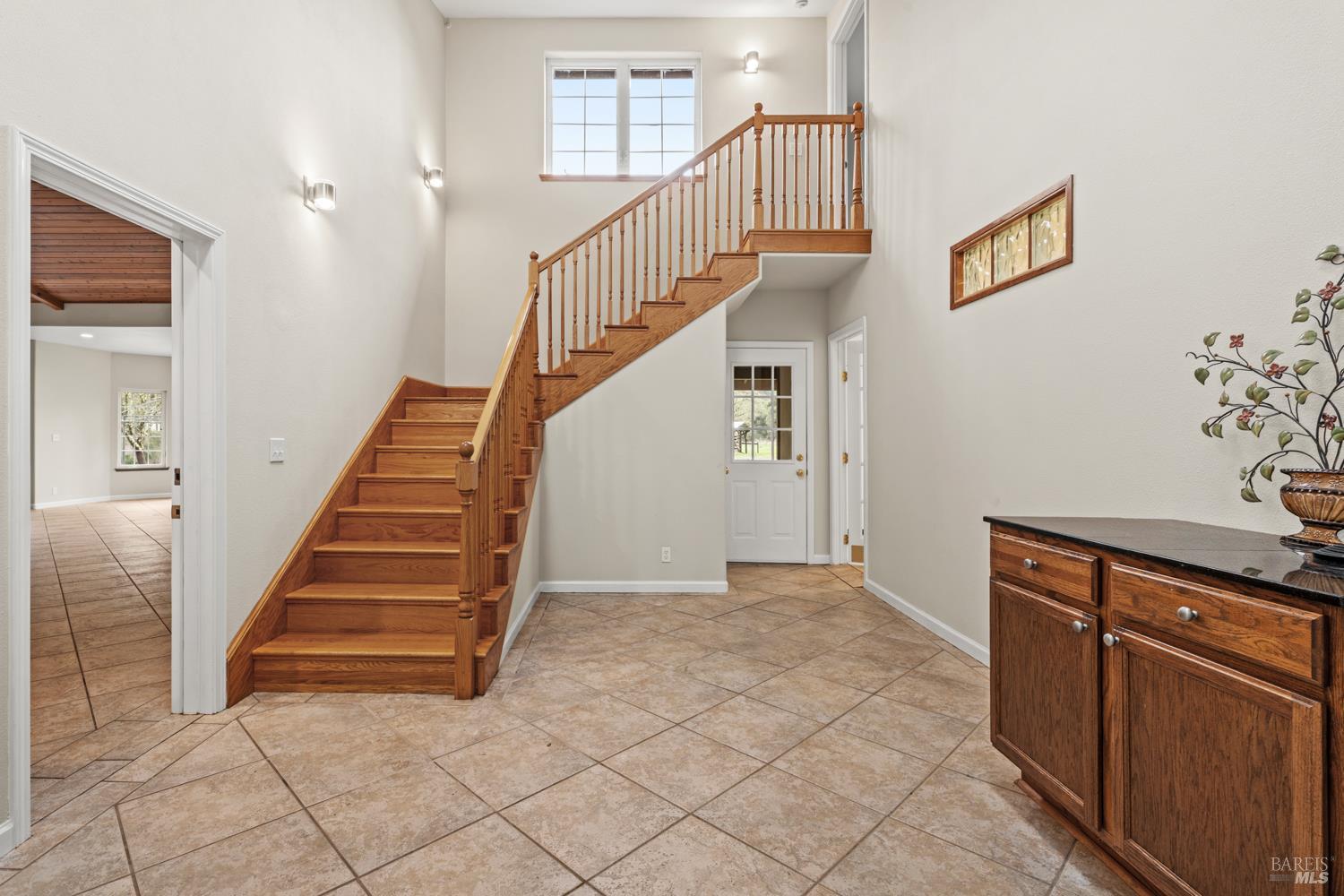 4595-4601 Feliz Creek Road Hopland, CA 95449 - Photo 19 of 74 Staircase leading upstairs in main house