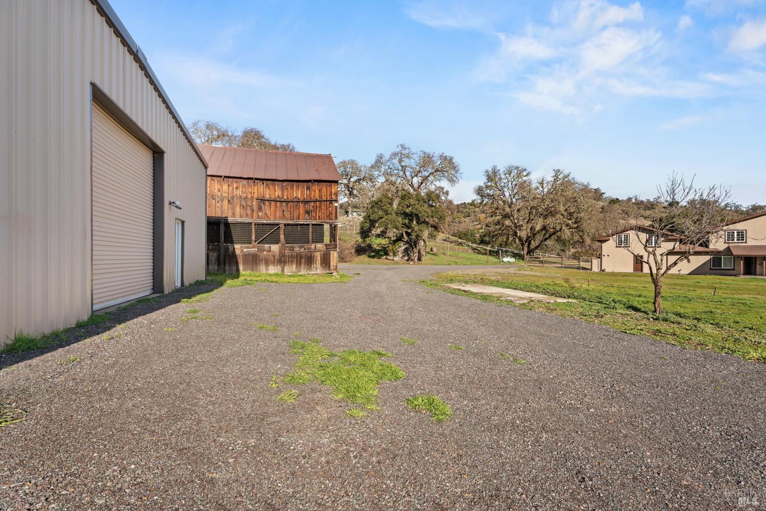 4595-4601 Feliz Creek Road Hopland, CA 95449 - Photo 53 of 74 Garage door of workshop