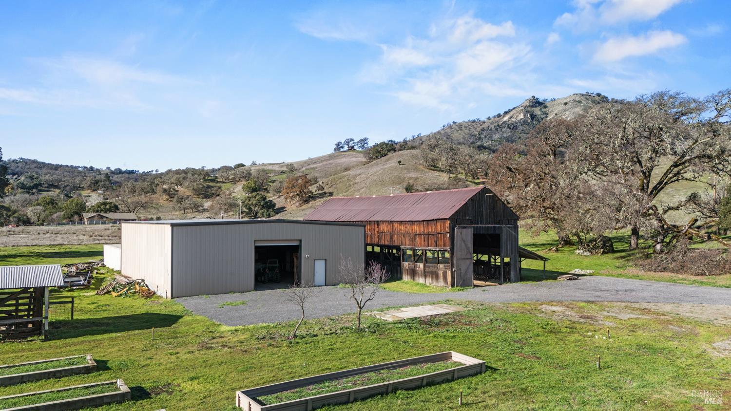4595-4601 Feliz Creek Road Hopland, CA 95449 - Photo 59 of 74 Garden area and barn, workshop