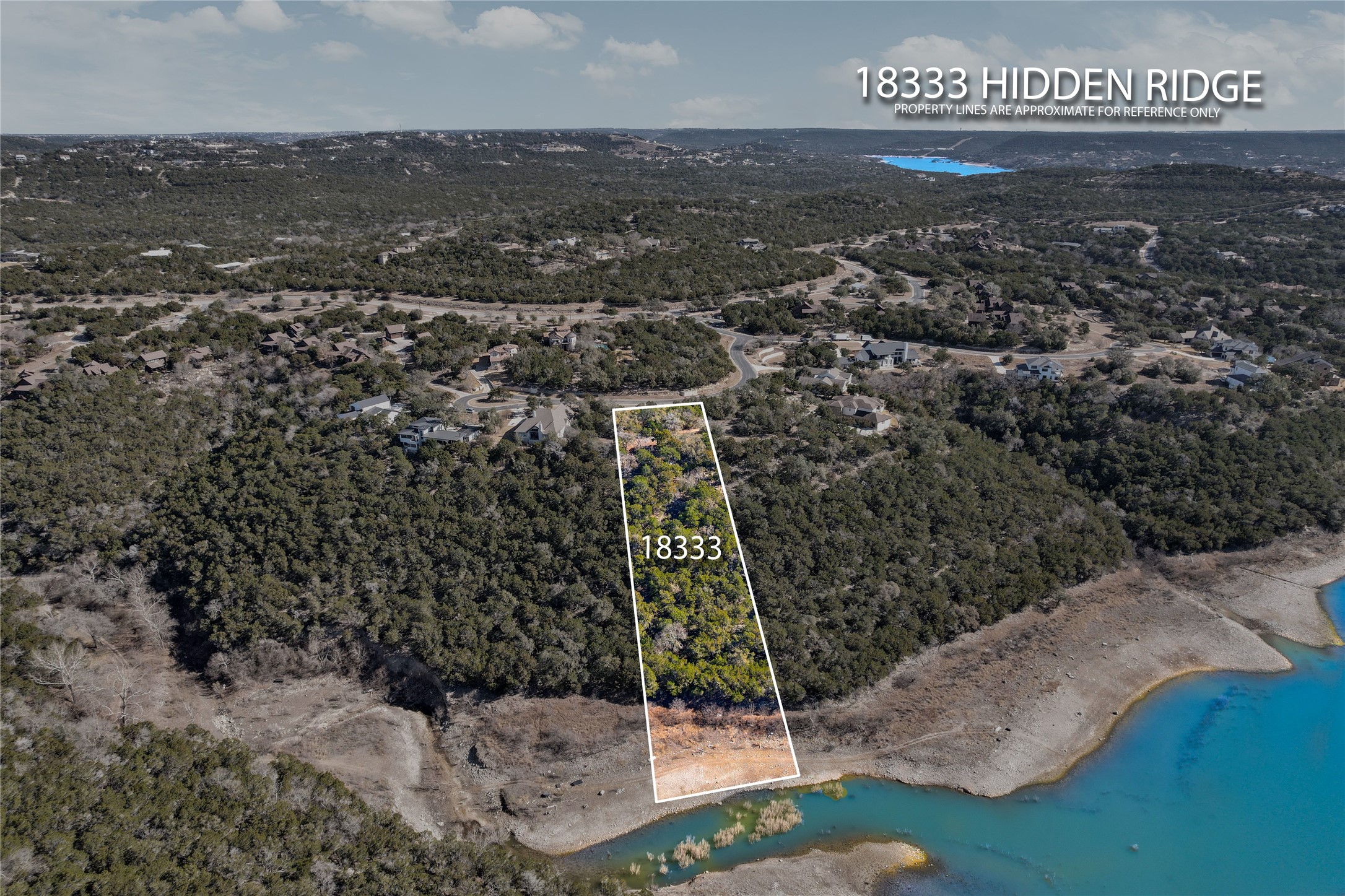 18333 Hidden Ridge Place Lago Vista, TX 78645 - Photo 11 of 40 Rough outline of lot.