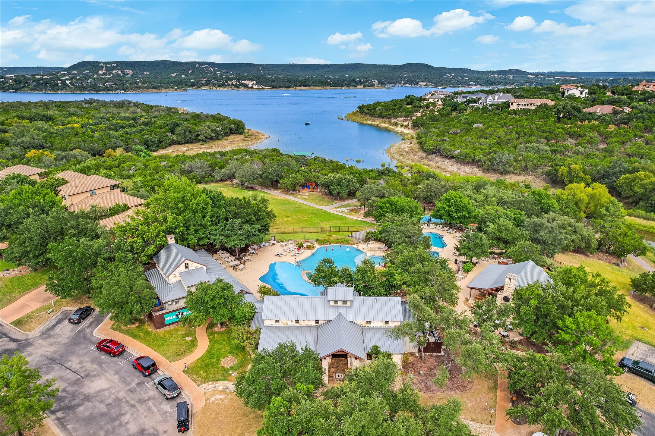 18333 Hidden Ridge Place Lago Vista, TX 78645 - Photo 25 of 40 The Beach Club overlooking Lake Travis. Gym and private restaurant.