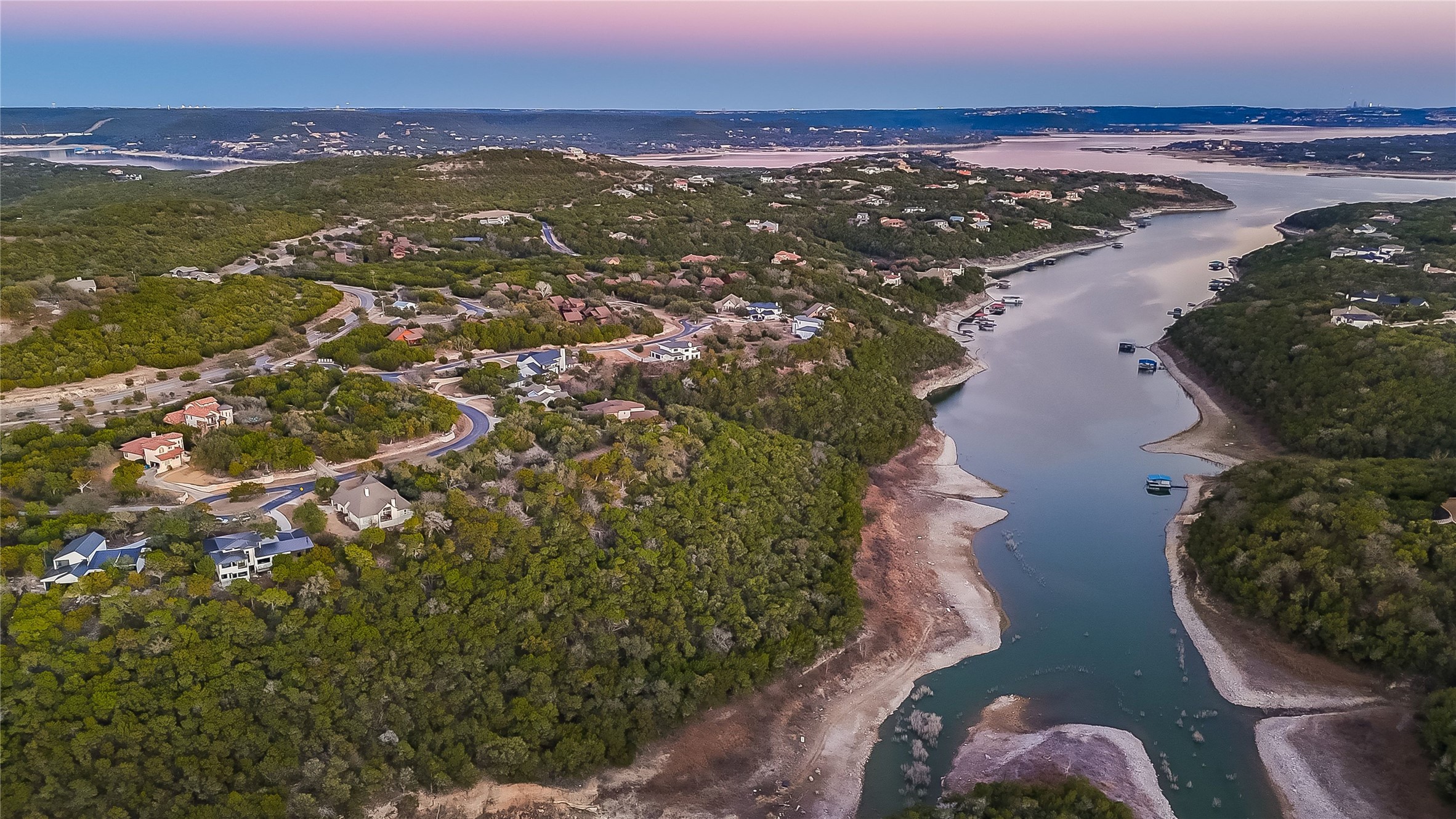 18333 Hidden Ridge Place Lago Vista, TX 78645 - Photo 3 of 40 Aerial view of Devil's Cove.