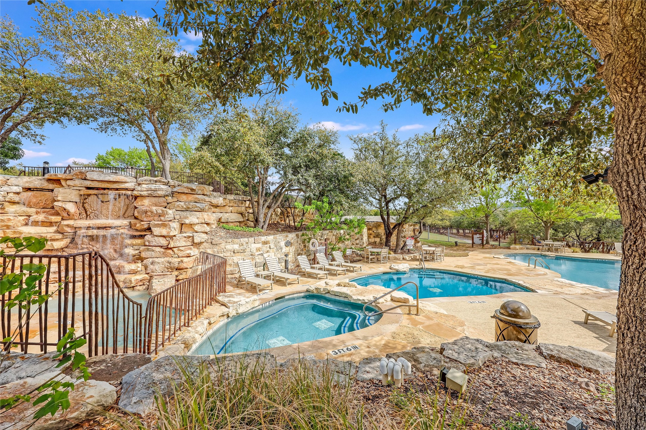 18333 Hidden Ridge Place Lago Vista, TX 78645 - Photo 33 of 40 Lower Hot Tub and Pool at The Beach Club.