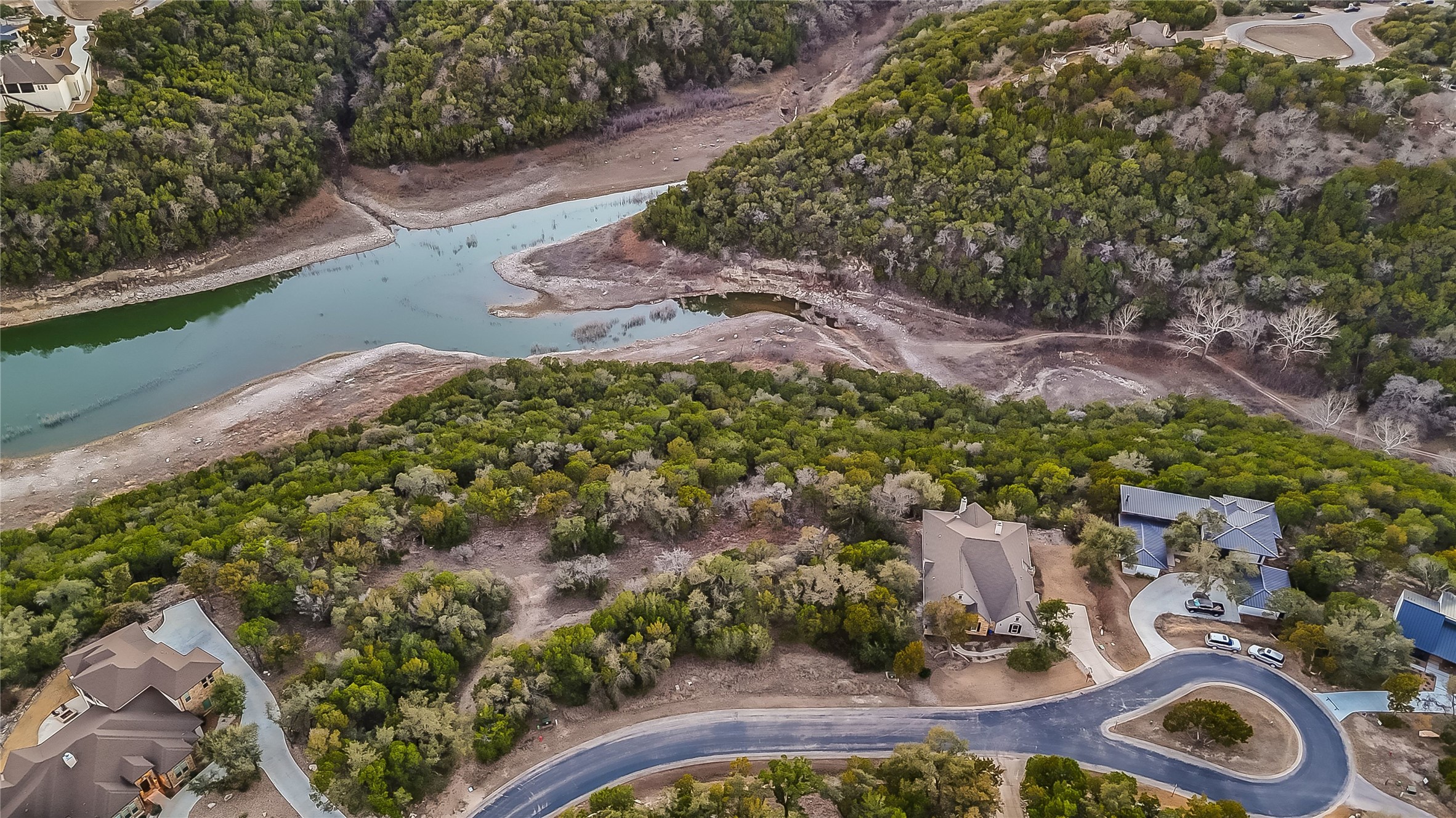 18333 Hidden Ridge Place Lago Vista, TX 78645 - Photo 7 of 40 View of lot. You can see it is on a cul de sac.