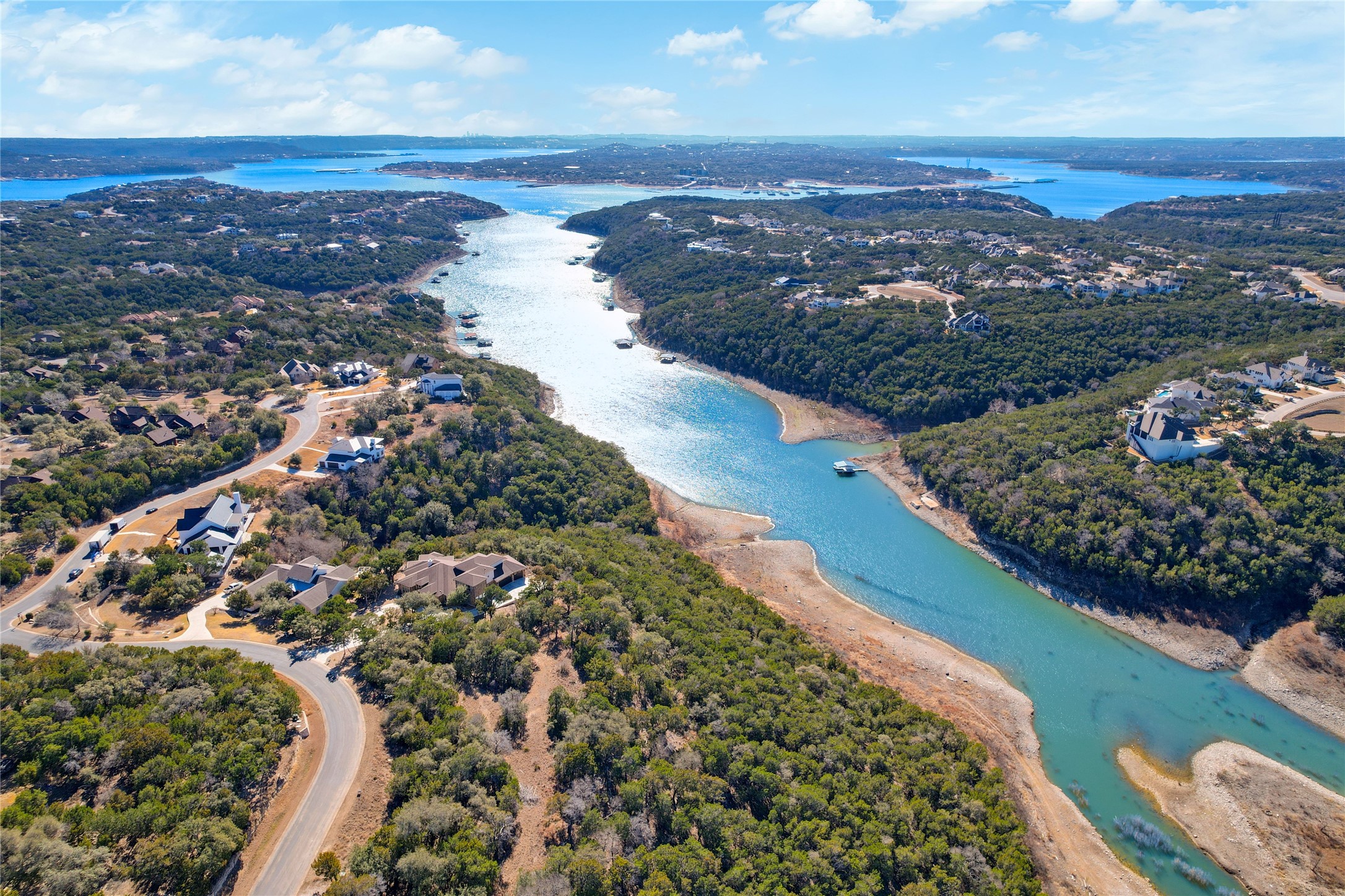 18333 Hidden Ridge Place Lago Vista, TX 78645 - Photo 10 of 40 The sun shining brightly on Lake Travis.
