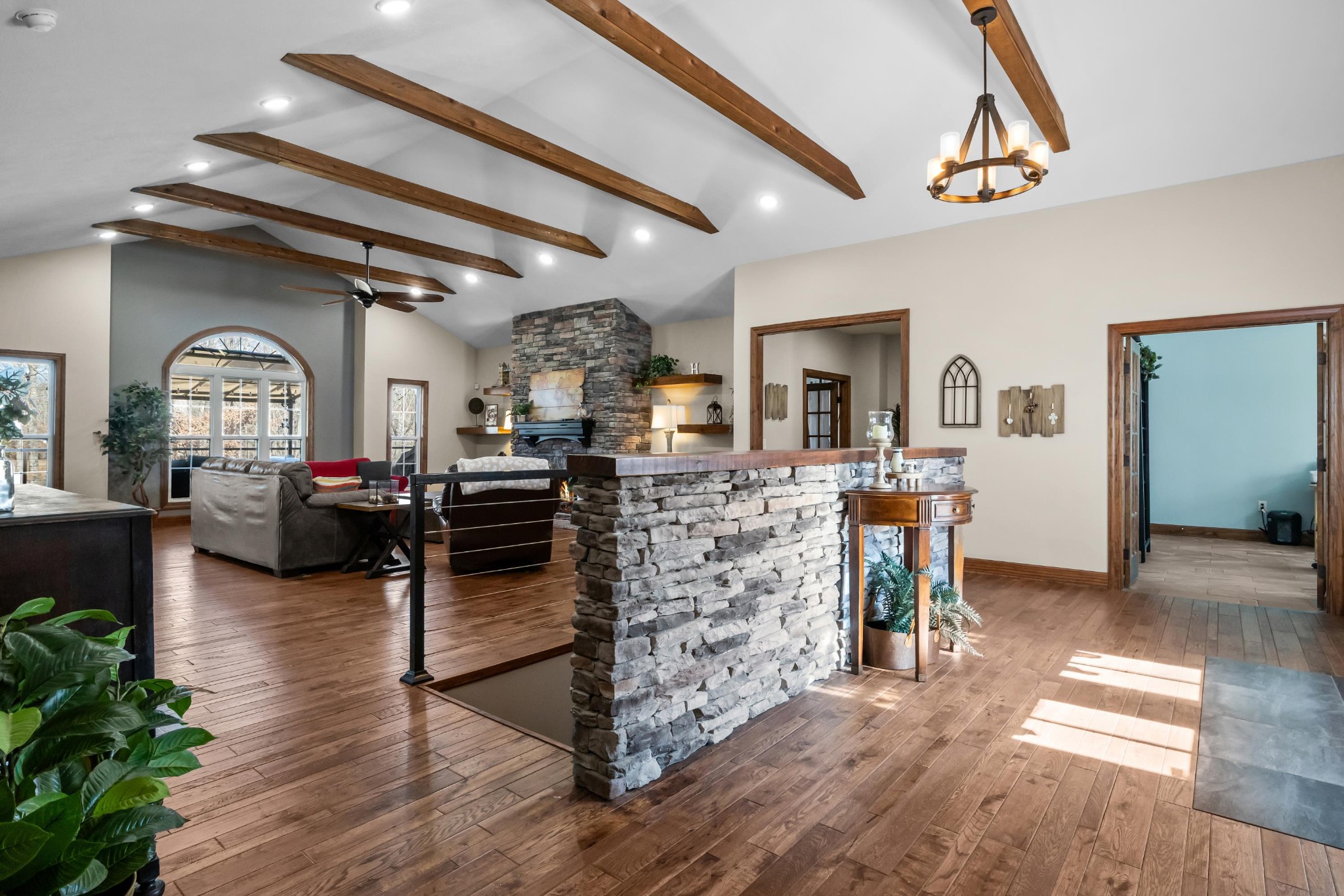 1816 McKelvy Road Camden, TN 38320 - Photo 12 of 100 a living room with furniture and a wooden floor