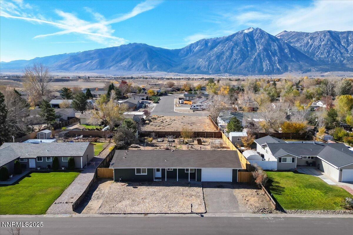 1275 Bolivia Way Gardnerville, NV 89460 - Photo 40 of 59 an aerial view of residential houses with outdoor space and parking