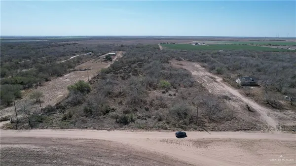 a view of a dry yard