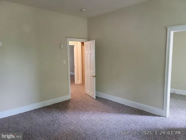 a view of an empty room