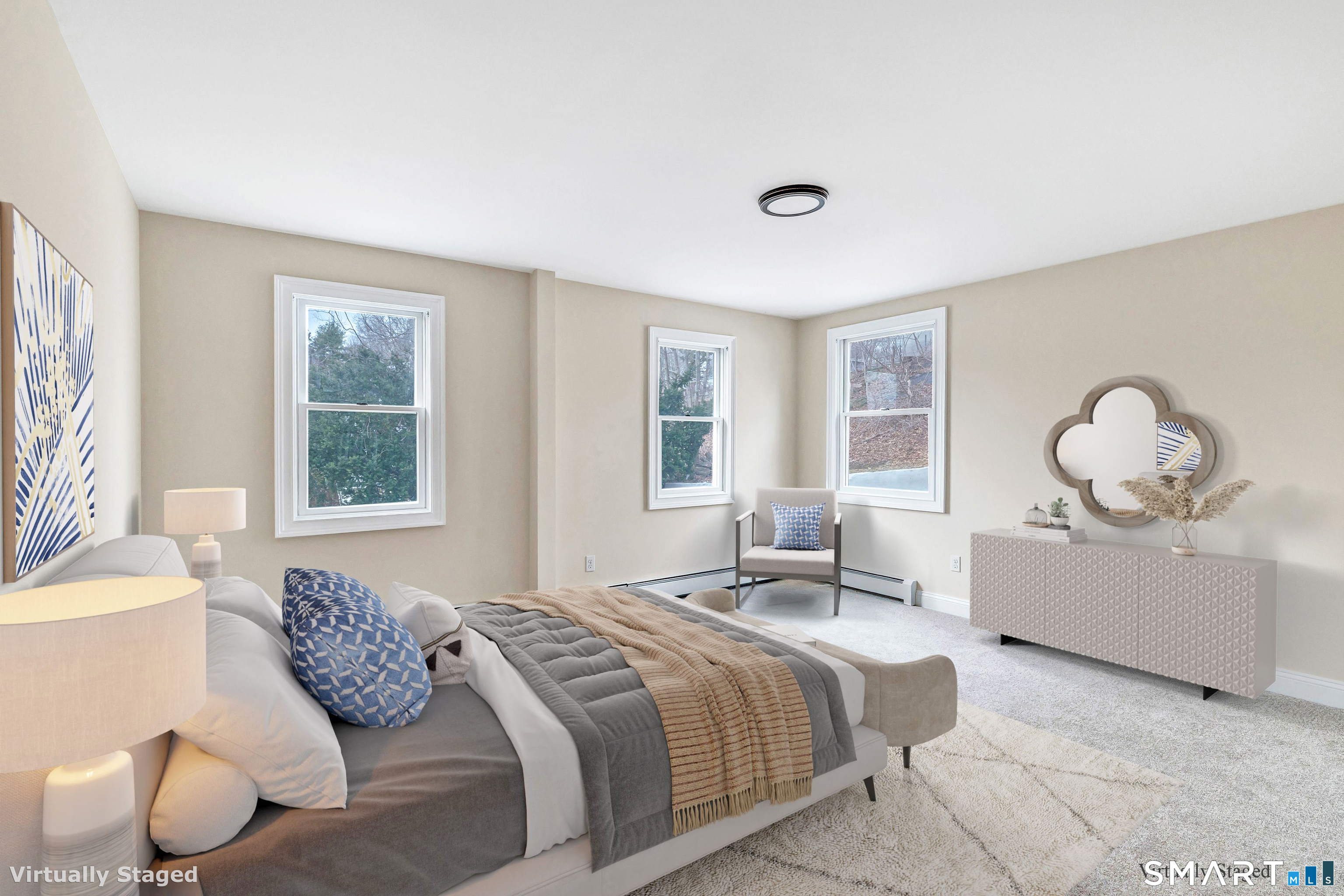 422 West River Road Orange, CT 06477 - Photo 8 of 35 First Floor Bedroom Staged