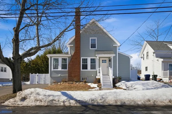 a view of a house with snow