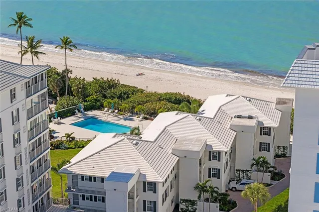a aerial view of a house