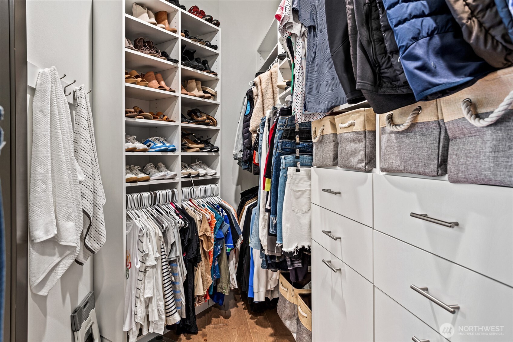 4305 Catalyss Way Yakima, WA 98908 - Photo 25 of 35 a view of walk in closet with clothes and shoes