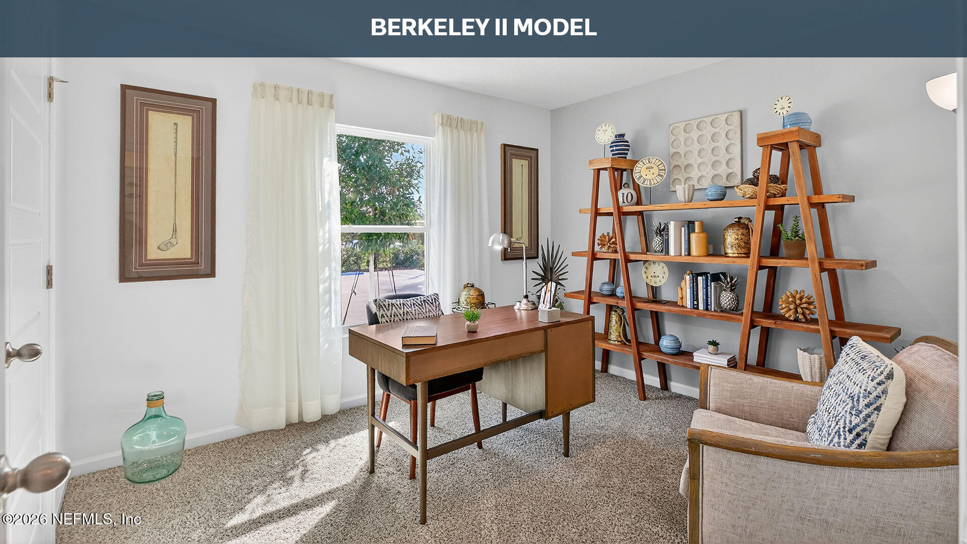 12233 Yew Tree Road Jacksonville, FL 32218 - Photo 18 of 52 a living room with furniture a bookshelf and a window