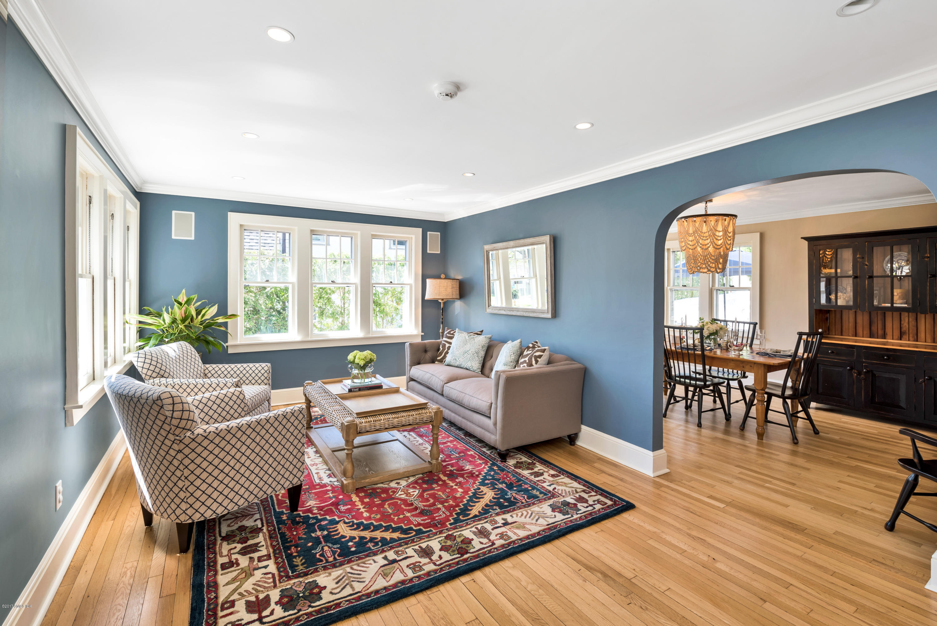 76 Valleywood Road Cos Cob, CT 06830 - Photo 5 of 24 a living room with furniture and a wooden floor
