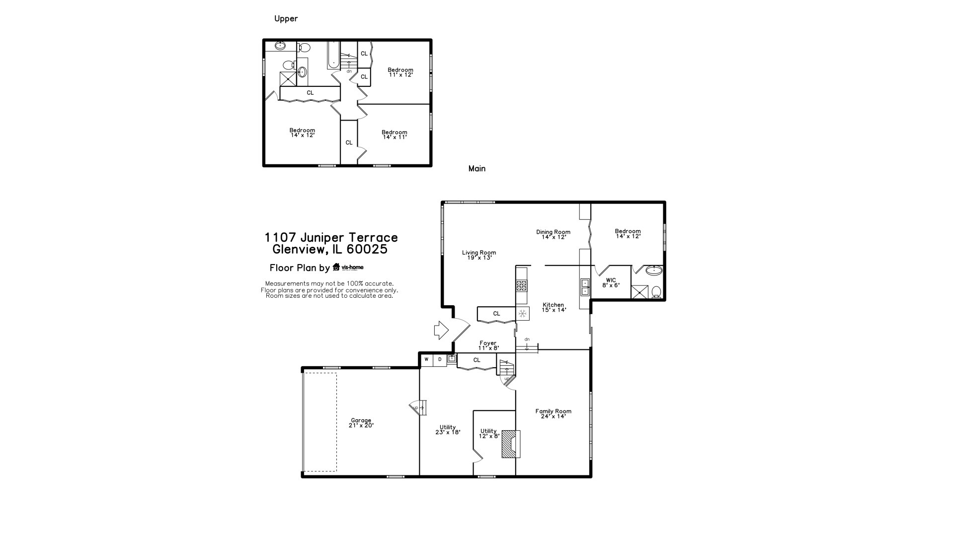 1107 Juniper Terrace Glenview, IL 60025 - Photo 30 of 30 a picture of a wall with a white wall and a picture