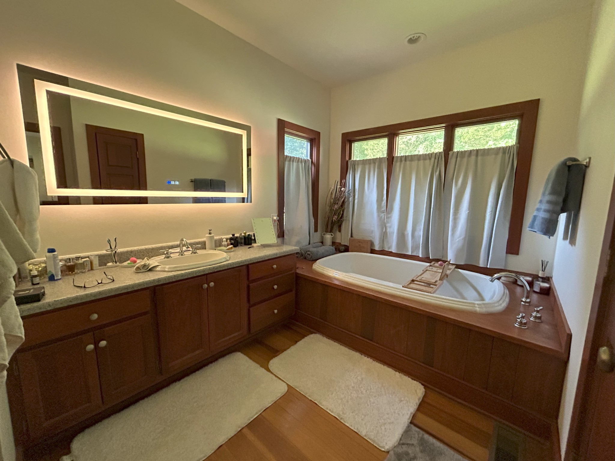 3 Millersburg Road Christiana, TN 37037 - Photo 15 of 60 a bathroom with a tub double vanity sink and mirror