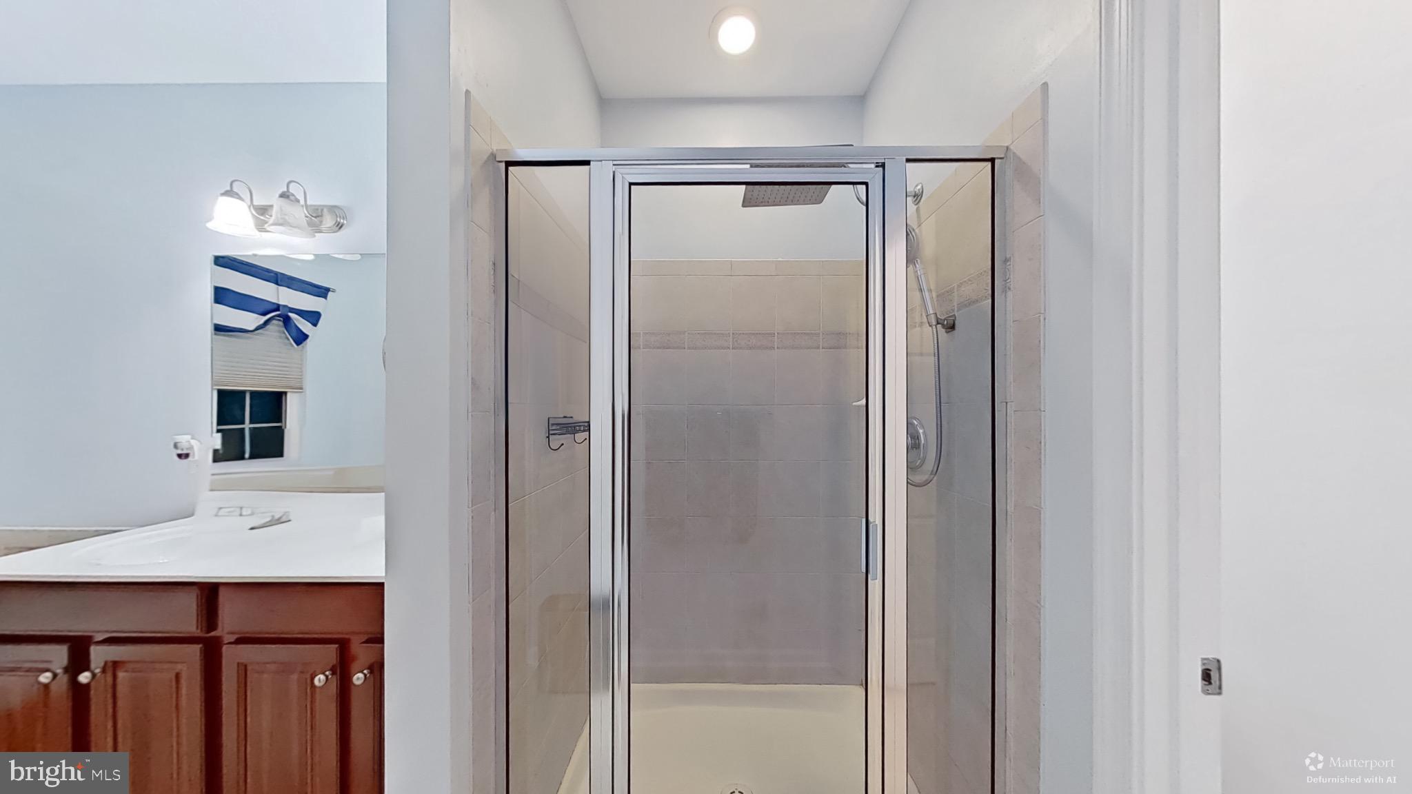 12 Fawn Court Delran, NJ 08075 - Photo 11 of 26 Modern bathroom with sleek glass shower.