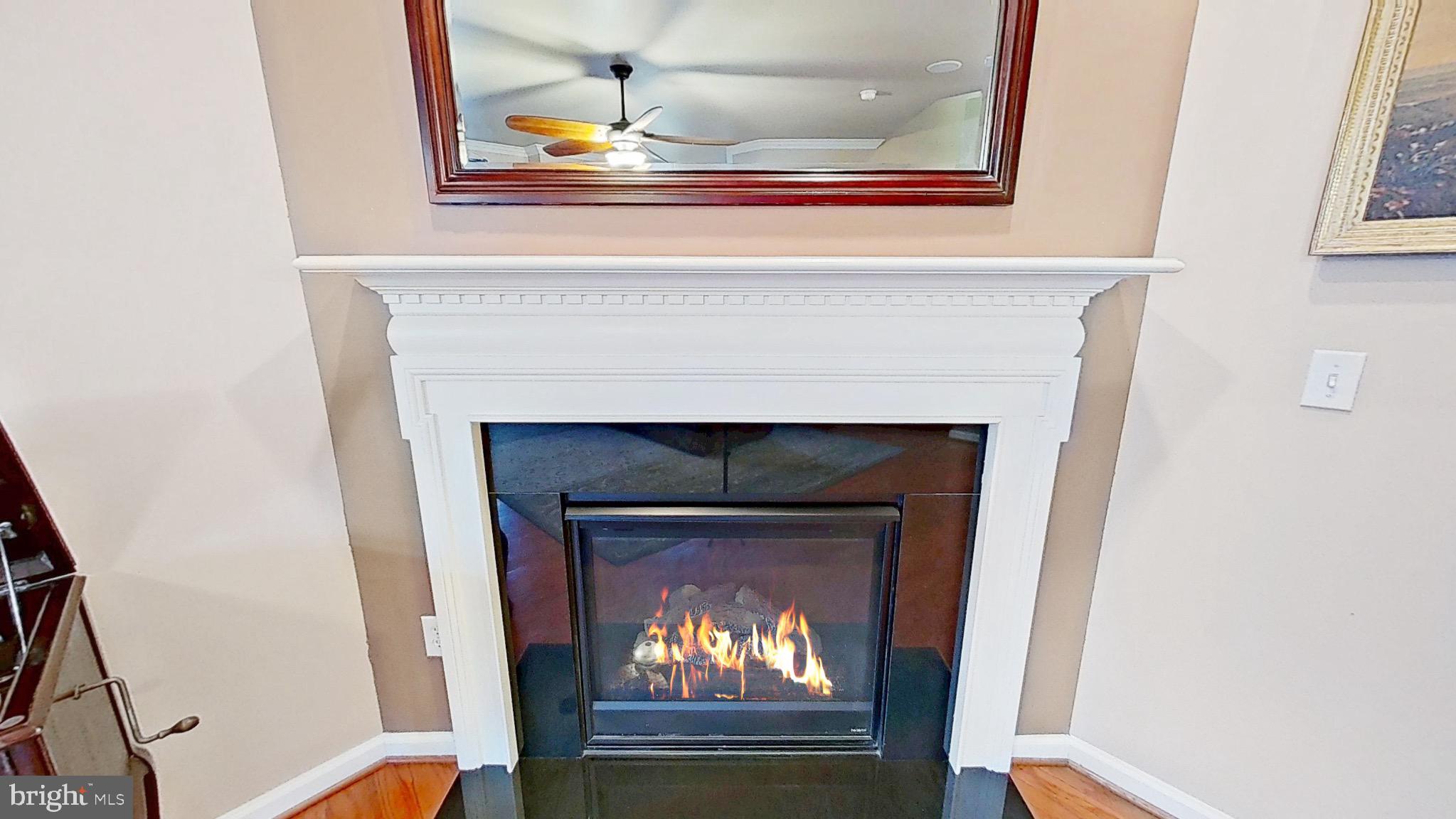 12 Fawn Court Delran, NJ 08075 - Photo 5 of 26 Elegant fireplace with a cozy glow.