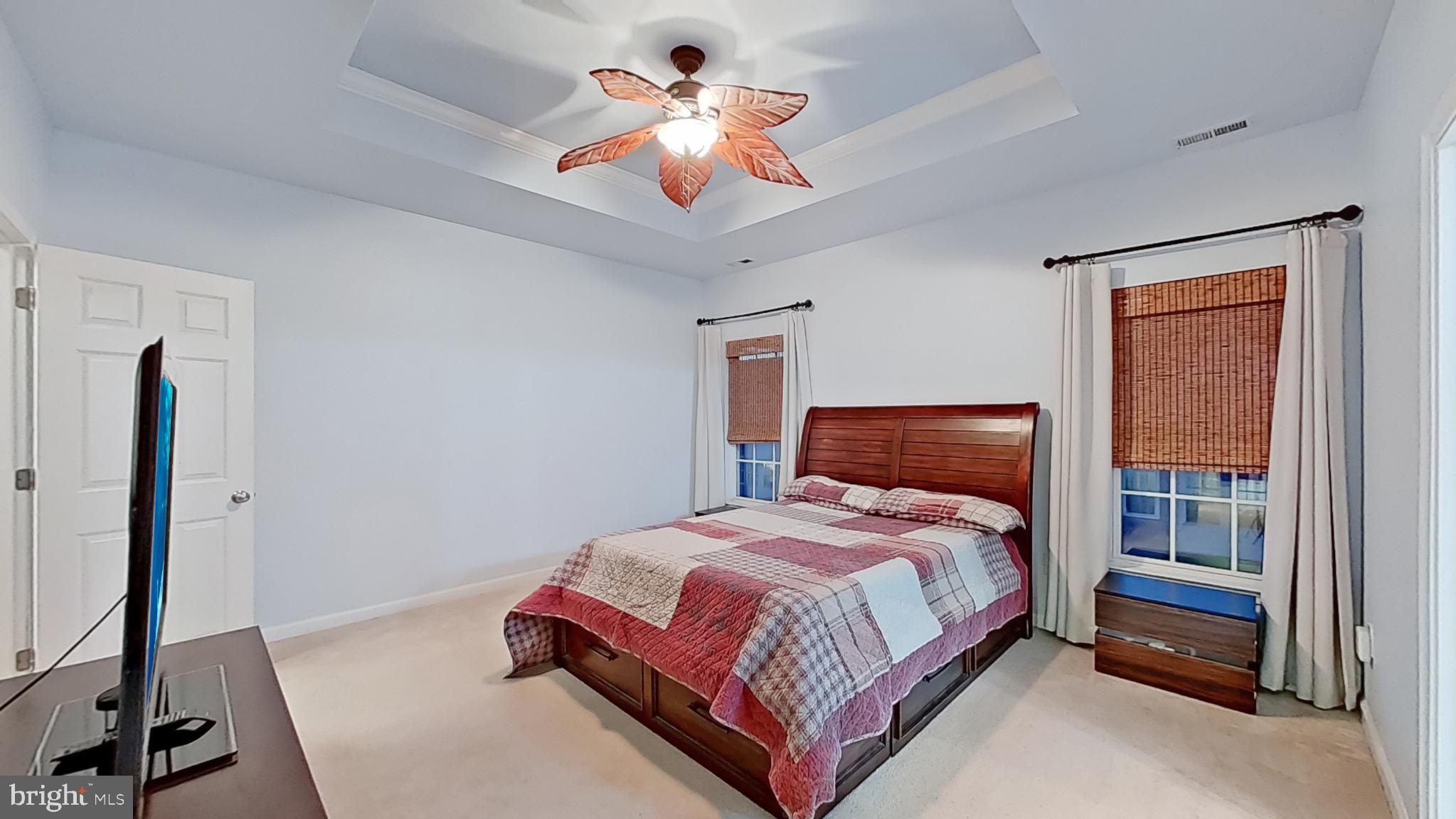 12 Fawn Court Delran, NJ 08075 - Photo 7 of 26 Serene bedroom with elegant ceiling design.