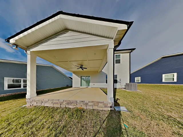 a front door view of a house