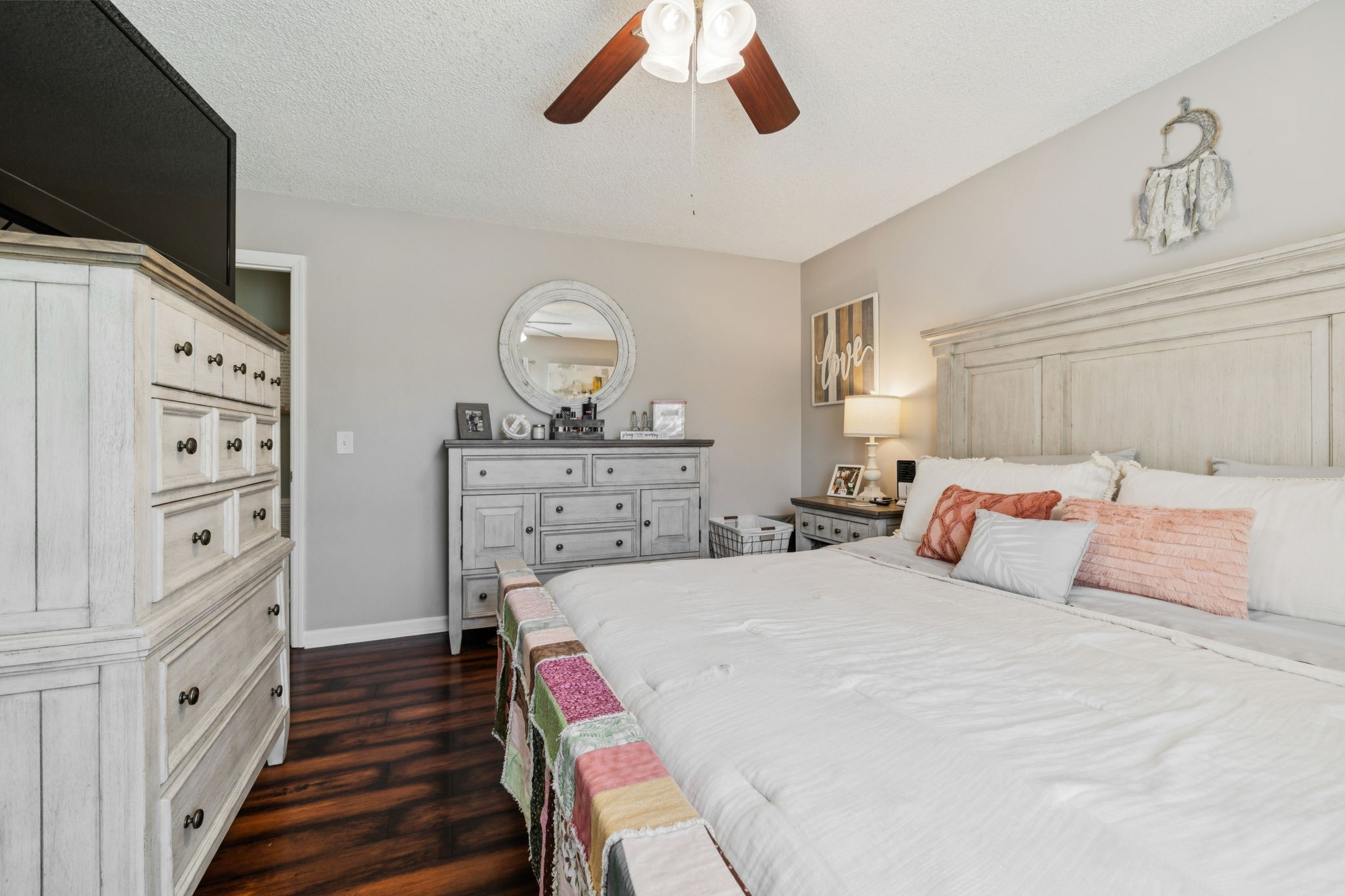 900 Ridge West Hermitage, TN 37076 - Photo 19 of 38 a bedroom with bed and wooden floor