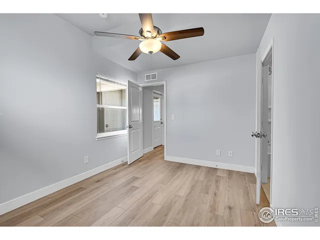 a view of an empty room