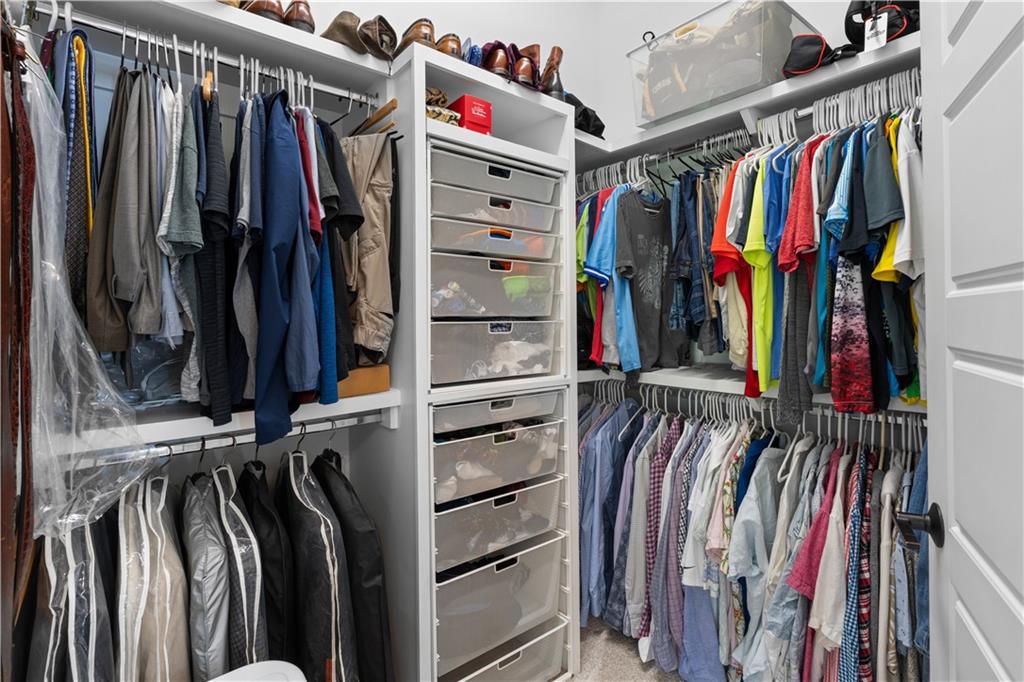 958 Austin Avenue Northeast Atlanta, GA 30307 - Photo 41 of 68 a view of walk in closet with clothes and shoes