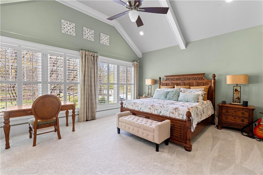 958 Austin Avenue Northeast Atlanta, GA 30307 - Photo 47 of 68 a bedroom with a bed chair and a large window